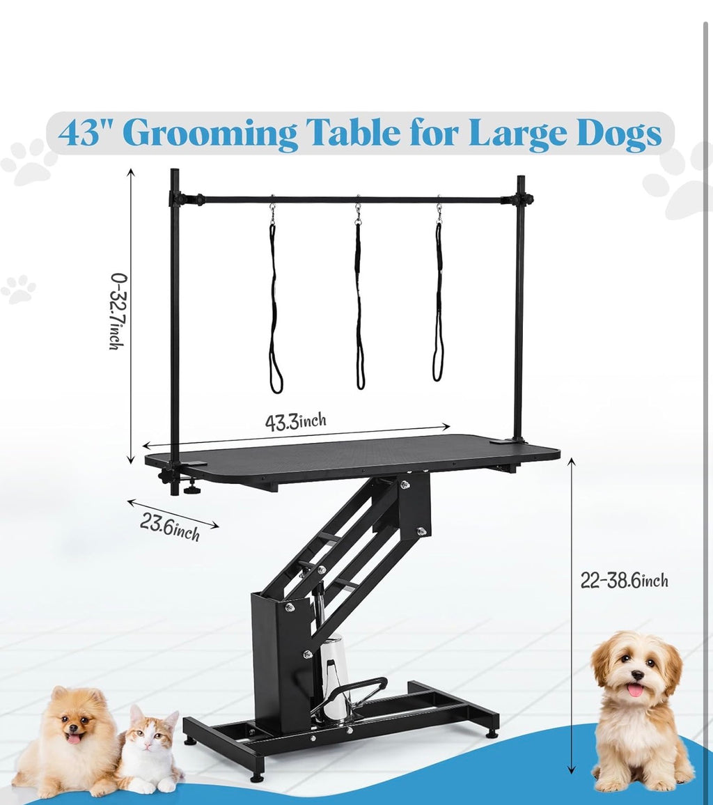 Mesa de Grooming Hidraulica 43.3"
